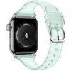 Crystal Silicone Strap for Apple Watch 44mm 40mm 38mm 42mm Slim Glitter Women Bracelet iWatch series 3 4 5 6 SE