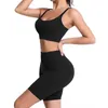 Yoga conjunto de ginástica roupas 2 pcs mulheres esporte terno ginásio conjunto sexy sutiã seamlshorts treino running vestuário ginásio desgaste atlético yoga conjunto x0629