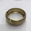 Bangle Wide Frosted Bangles Minimalistisk Guld Färg Armband För Kvinnor Tillbehör Mode Smycken 2021