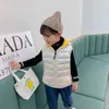 Gilet à capuche pour enfants, vêtements d'extérieur pour enfants, vestes chaudes en coton pour bébés garçons et filles, gilet pour printemps et automne 3-14 ans 211203