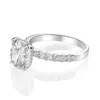 Anelli a grappolo Shipei Argento sterling 925 Taglio principessa Greated Moissanite Diamanti Pietra preziosa Matrimonio Gioielleria Anello di fidanzamento Fo303K