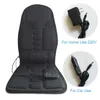 Masaż samochodowy podgrzewane pokrycie siedzenia wielofunkcyjny masażer pleców 12V dla Auto Home Office poduszka na krzesło ogrzewanie mata ciepła lędźwiowego