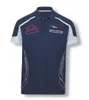 F1 Formula One Car T-shirt à manches courtes Team Color-block Fans Vêtements de course Polo pour homme Été P269d Uz8m
