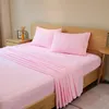 Bedding Sets Winter Milk Velvet Bed Four-piece Flannel Coral Fleece Duvet Cover Double-sided Plus Linen Day 2021 Trend