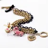 Bracelets de charme 2021 Design beaucoup de chaîne bracelet en résine tendance animal joli pendentif cochon bijoux romantiques7121973
