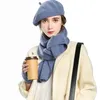 Berretti Sciarpa Casual Cappello Berretto Sboy Guanti Beanie Lavorati A Maglia Set DXAA