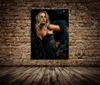 Sexy dame ölgemälde auf leinwand handgemalte fabian perez lori mit schwarzem hut home kunst dekor für wohnzimmer wand, bierbar, pub, rahmenlos