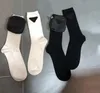 Women Bielizna Fashion Sock Sock Socks z torbą i trójkątną odznaką kobiety