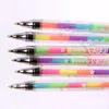 Highlighters 1pcs Conspicuous Painting Pens 6 Colors Highlighter Pen Marker Stationery Colorful Writing Supply Girls Preference