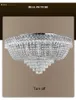 American Modern K9 Crystal Ceiling Lights Fixture LED Light European Romantic Classic Ceiling Lamps Round Luxurious Bed Dining Living Room Home Indoor Lighting