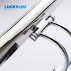 LUCKYLED Modern Wall Lamp Bathroom Lighting 12W 90-260V Wall Mounted Waterproof Led Mirror Light Stainless Steel Wall Sconces 210724