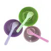 2 in 1 Plastic Makeup Beauty Mask Bowls With masks spoon Facial-Mask Bowl DIY Tools for Face Masks