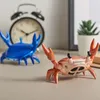 Draagbare luidsprekers creatieve krab vorm draadloze bluetooth mini luidspreker telefoonhouder surround sound knop audio elektronica