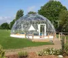 Açık sergi yuvarlak çadır bahçe seralar basit aktivite tam şeffaf küresel çadır kabarcık ev