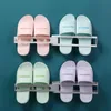 Clothing Storage & Wardrobe Shoe Rack Toilet Home Rotatable Slippers Organizer Wall Mounted Shelf Moisture Proof Self Adhesive Punch Free Fo