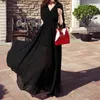 2021 Sommar temperament Vestido Slim Chiffon Long White Beach Bodycon Dress Women Sexy Deep V-Neck Black Dress Ropa de Mujer 3XL X0521