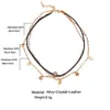 Boho Multi Chain Layered Moon Necklace Choker Vintage Insats Halsband för kvinnor Tjejer Krage Mujer Minimalistiska Smycken J0312