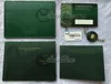 2021 Green No Boxes بطاقة ضمان Rollie NFC مصنوعة خصيصًا مع تاج مضاد للتزوير وعلامة الفلورسنت هدية نفس العلامة التسلسلية مجموعة دليل Swisstime