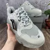 Flash Deal Paris 2021 Clear Sole Triple-s Casual Shoes Leisure Dad Trainers Platform Nvyhujf Bottom Sneakers för män Kvinnor Chaussures Scarpes