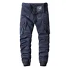 Pantalons décontractés multi-poches hommes militaires tactiques joggeurs pantalons cargo pour hommes randonnée en plein air trekking pantalons de survêtement mâle hip hop bas 210707