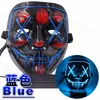 10style el máscara de fio fator fantasma máscaras flash incandescer halloween cosplay led máscara mascarada máscaras de grimace