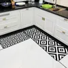 zwart -wit badkamer tapijt set
