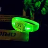 Musica Activated Sound Control LED LED Bracciale Flashing Gadget Up Braggle Brickband Club Party Bar Bar Ring Glow Stick Luminous Luminous Hand 6851029