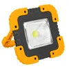 Przenośne 50W 1000LM LED LED LED Light Cob Camping Lampa USB Akumulator Flood Spot Hand - Red