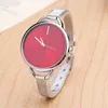 Top Brand Women Men Unisexe Thin Steel Metal Band Quartz Quartz Wrist Watch C021877177