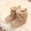 Bébé fille garçon coton bottes à tricoter chaussures décontractées premier marcheur nouveau-né mignon antidérapant semelle souple chaussure 0-18m G1023