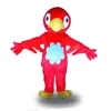 Costume de mascotte d'oiseau rouge d'Halloween de haute qualité dessin animé en peluche animal personnage de thème anime taille adulte festival de carnaval de Noël déguisements