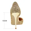 BIGTREE scarpe Donna Décolleté Sexy Tacchi alti Tacchi a gattino oro Scarpe da sposa in nastro Donna Stiletto bianco 210721