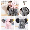 Peluche elefante Humphrey morbidi peluche bambola animale prima di coricarsi compleanno originale per bambini regalo di San Valentino T9I001320