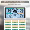 Stół biurkowy Zegary Alarm Projekcyjny Station Weather Station Zegarek z temperaturą i wilgotnością Wake Up Clock Time Dryoze