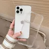 Acrylic PC Phone cases For iPhone 13 12 11 Pro Max 6 7 8 High Clear Transparent Camera Lens Protective Shockproof case