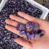 Irregular Natural Purple Color Crystal Stone Gemstones For Handmade Pendant Necklaces Keychains Jewelry Making Fashion Accessories