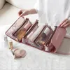 HBP 2021 detachable cosmetic bag portable large capacity four in one folding travel cosmetics storage wash bags