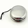 M89CProfessional Magic Stainless Steel Silver Round Yo-Yo Ball Toys With String Gift G1125