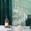 Hooks Rails Gobblet Storage étagère accessoires de cuisine de décoration de maison Home Cup Holder Bar El Party Decor Creative Champagne en verre Rack