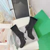 Luxury Crystal Ankle Boots Round Toe Ladies Shoes Sexy High Heels Sock Boot Femme Stretch Fabric Black Women Shoe