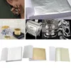 100pc goldsilvercopper foil Leaves Sheets Paper Gilding Home Cake Supplies Cookie Diy rapping decoration食用dec a4v2 wallpa4140131