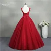 ZJ8076 feito sob encomenda feita pérolas pretas querida noiva vestidos para casamento princesa menina lace borda maxi formal plus tamanho 2-26w