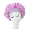 11 couleurs large bande élastique Satin nuit chapeau femmes sommeil casquettes Bonnet bonnet chapeaux accessoires de mode