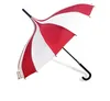 30PCS Creative Design Black And White Striped Golf Umbrella Long-handled Straight Pagoda Umbrellas SN4085