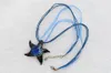 Fashion Wholesale 6color Necklaces Handmade Murano Lampwork Glass Mix Color Inner Flower Starfish Pendants Necklace