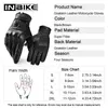 Inbike الجلود دراجة نارية قفازات تنفس موتوكروس صدمات دراجة نارية الرجال guantes موتو goatskin الرياضة H1022