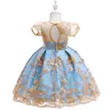 Princesse enfants bébé robe pour les filles premier anniversaire robe sans manches fête robe de baptême pour fille Halloween robes de Noël Q0716