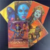 Kali Oracles مع الأم الإلهية البرية لوحة الهندوس لعبة الكبار التارو سطح السفينة لبطاقة مشتعلة مصير