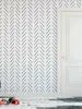 Fond d'écran de Herringbone délicat moderne en noir et blanc, design scandinave, papier peint non tissé amovible PW200606011 210722