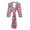 Moeder-to-be zwangerschap pyjama's nachtkleding lounge vrouwen bevalling bloemen jurk moeder verpleegkunde zwangere nachthemd moederschap slaap jurk BHB64